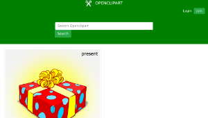 openclipart圖庫：Christmas present recolored-資源代表圖