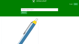 openclipart圖庫：Ballpoint Pen縮圖