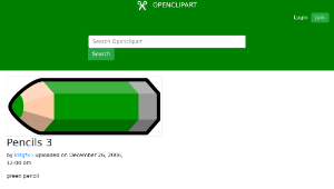 openclipart圖庫：Pencils 3縮圖