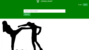 openclipart圖庫：muaythai004-資源代表圖