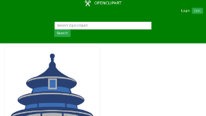 openclipart圖庫：Temple of Heaven-資源代表圖