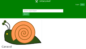 openclipart圖庫：Caracol-資源代表圖