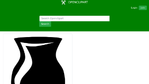 openclipart圖庫：Short Vase-資源代表圖