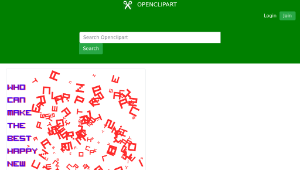 openclipart圖庫：2015 Clipart?-資源代表圖