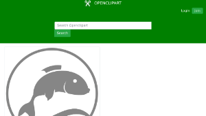 openclipart圖庫：fish logo縮圖