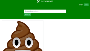 openclipart圖庫：Turd Smiley-資源代表圖