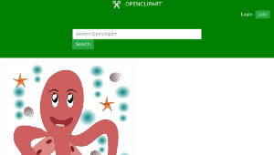 openclipart圖庫：Severino, il polpo piccino縮圖