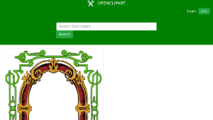 openclipart圖庫：Circle Ornate Frame - Colour Remix縮圖