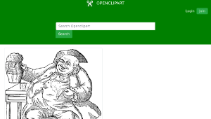 openclipart圖庫：beer drinker縮圖