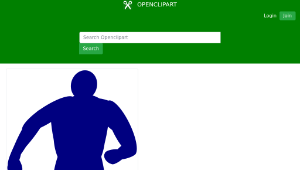 openclipart圖庫：Running Man-資源代表圖