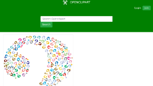 openclipart圖庫：Prismatic Question Mark Fractal 2 No Background縮圖