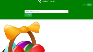 openclipart圖庫：Easter Basket ns-資源代表圖