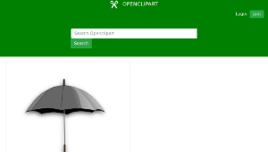 openclipart圖庫：umbrella縮圖