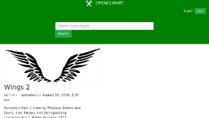 openclipart圖庫：Wings 2縮圖
