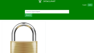 openclipart圖庫：padlock aj ashton 01縮圖