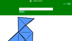 openclipart圖庫：Pajarita縮圖