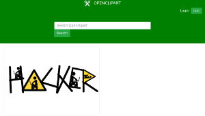 openclipart圖庫：Hacker-資源代表圖