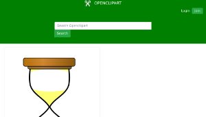 openclipart圖庫：Sanduhr-資源代表圖