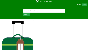 openclipart圖庫：Travel Suitcase