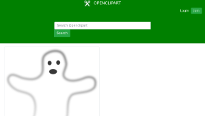 openclipart圖庫：Ghost, Classical