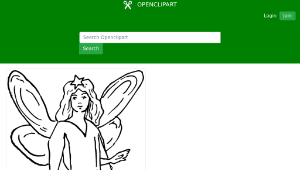 openclipart圖庫：a character representing hope縮圖