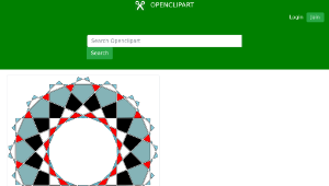 openclipart圖庫：Islamic modern vector ornaments art 縮圖