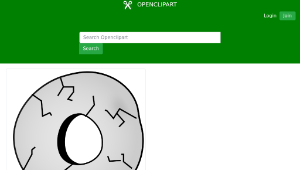 openclipart圖庫：PreHistoric Wheel Cartoon縮圖