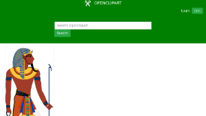 openclipart圖庫：Egyptian縮圖