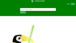 openclipart圖庫：Toucan Jedi Master-資源代表圖