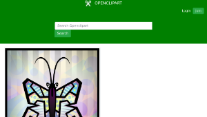 openclipart圖庫：Abstract Butterfly-資源代表圖