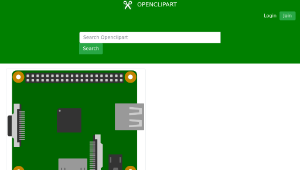 openclipart圖庫：Raspberry Pi A+縮圖