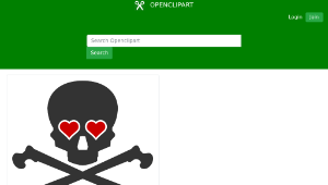 openclipart圖庫：Love Kills縮圖