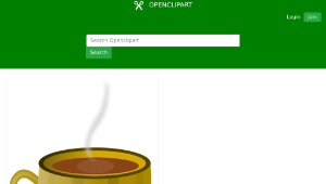 openclipart圖庫：Coffee cup #3-資源代表圖