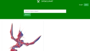 openclipart圖庫：Abstract Dancer
