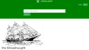 openclipart圖庫：the Dreadnaught縮圖
