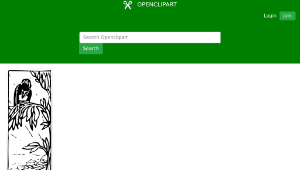 openclipart圖庫：crow and fox