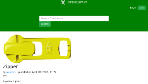 openclipart圖庫：Zipper縮圖