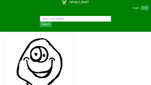 openclipart圖庫：Happy bigfoot縮圖