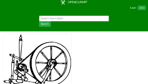 openclipart圖庫：Spinning wheel縮圖