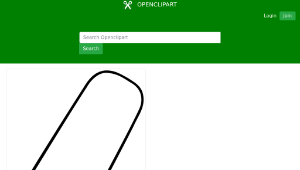 openclipart圖庫：glace-2-bw縮圖