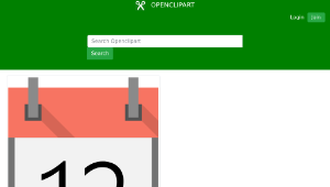 openclipart圖庫：calendar縮圖