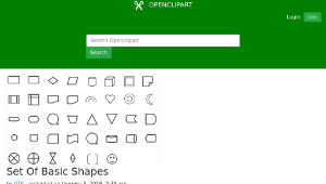 openclipart圖庫：Set Of Basic Shapes-資源代表圖