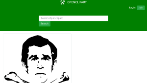 openclipart圖庫：bush and bones縮圖