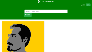 openclipart圖庫：Bassel-Poster-T-Shirt-Design-Three-Variant縮圖