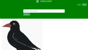 openclipart圖庫：crow縮圖