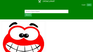 openclipart圖庫：Blob smiling縮圖