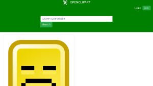 openclipart圖庫：Sad face縮圖