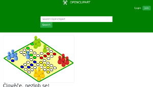 openclipart圖庫：Člověče, nezlob se! board game縮圖