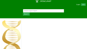 openclipart圖庫：Gold DNA icon縮圖