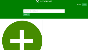 openclipart圖庫：plus icon縮圖